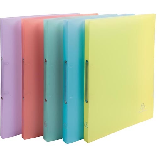 Exacompta Exacompta ringmap Chromaline ft A4, 2 ringen van 1,5 cm, geassorteerde pastelkleuren