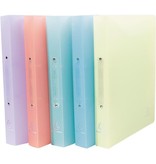 Exacompta Exacompta ringmap Chromaline ft A4 maxi, 2 ringen van 3 cm, geassorteerde pastelkleuren