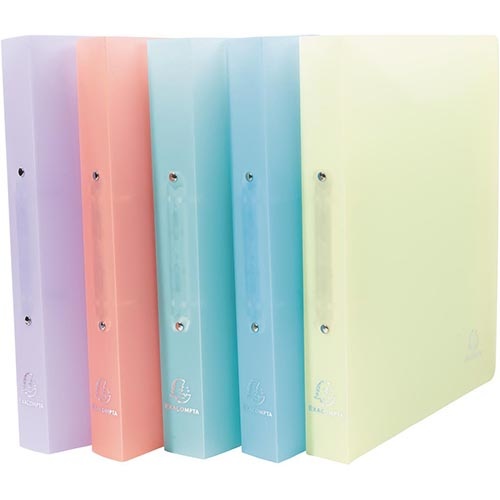 Exacompta Exacompta ringmap Chromaline ft A4 maxi, 2 ringen van 3 cm, geassorteerde pastelkleuren