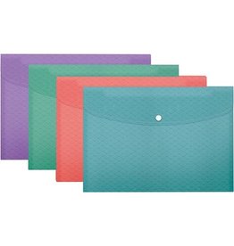 Esselte Esselte Colour'Breeze projectomslag A4, PP, assorti, pak van 4