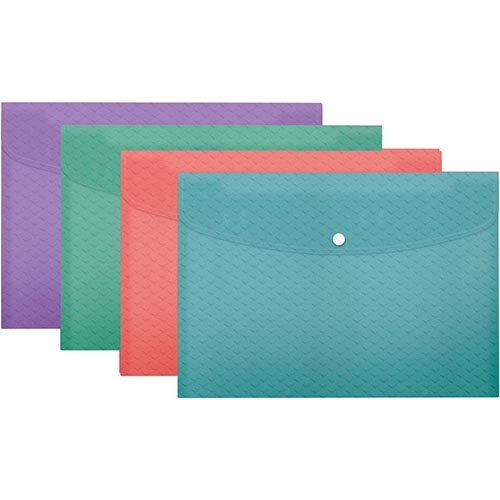 Esselte Esselte Colour'Breeze projectomslag A4, PP, assorti pak van 4