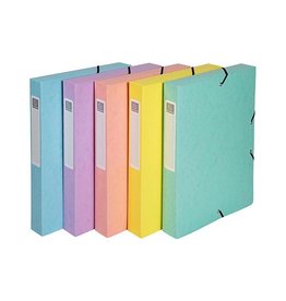 Exacompta Aquarel Elastobox A4+ Assorti [8st]