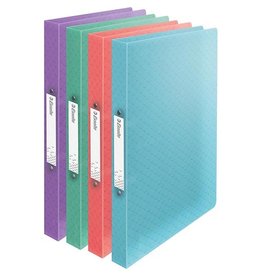 Esselte Esselte Colour'Breeze ringmap, 2 ringen, PP, ft A4, met soepele kaft, assorti
