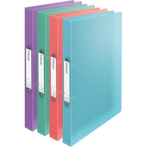Esselte Esselte Colour'Breeze ringmap, 2 ringen, PP, ft A4, met soepele kaft, assorti