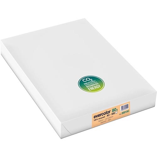 Clairefontaine Clairefontaine Evercolor gekleurd gerecycleerd papier, A3, 80 g, 500 vel, zalm