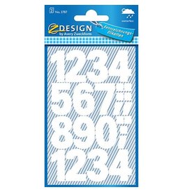 Avery Zweckform Etik 0-9 Waterpr Fl 25Mm Wt [1st]