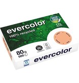 Clairefontaine Clairefontaine Evercolor, gekleurd gerecycleerd papier, A4, 80 g, 500 vel, zalm