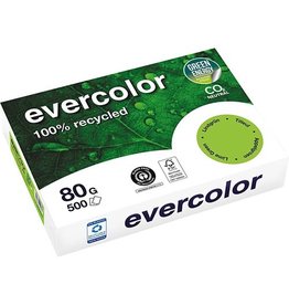 Clairefontaine Clairefontaine Evercolor, gekleurd gerecycleerd papier, A4, 80 g, 500 vel, appelgroen