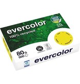 Clairefontaine Clairefontaine Evercolor, gekleurd gerecycleerd papier, A4, 80 g, 500 vel, citroengeel