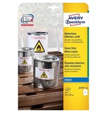 Avery Zweckform Avery weerbestendige etiketten ft 210 x 297 mm (b x h), 10 stuks, 1 per vel
