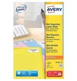 Avery Avery L7656-100 mini etiketten 46 x 11,1 mm, wit, 8400 st.