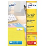 Avery Avery L7656-100 mini etiketten ft 46 x 11,1 mm (b x h),  wit, doos 8400 stuks