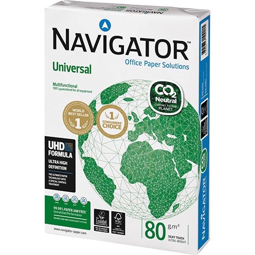 Navigator Navigator Universal CO2-neutraal papier, A4, 80 g, 500 vel