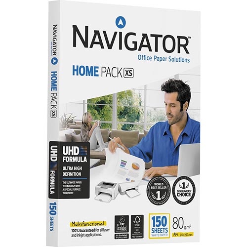 Navigator Navigator Home Pack XS printpapier ft A4,80 g, pak van 150 vel