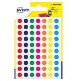 Avery Avery PSA08MX ronde markeringsetiketten, diameter 8 mm, blister van 420 stuks, geassorteerde kleuren