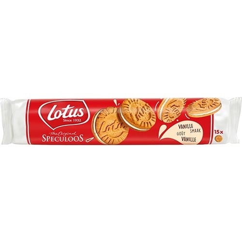 Lotus Lotus gevulde speculoos, 150 g, vanillecrème