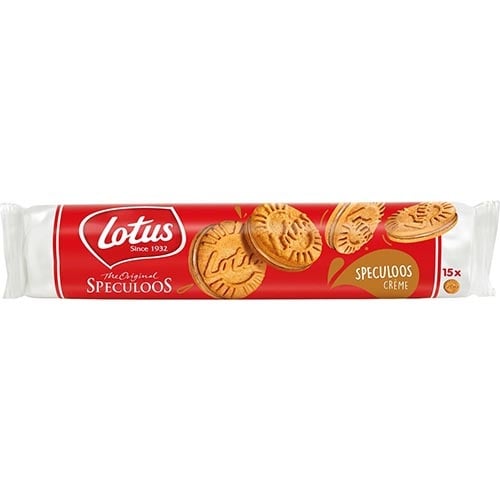 Lotus Lotus gevulde speculoos, 150 g, speculooscrème, pak van 9 rollen