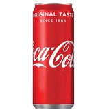 Coca-Cola frisdrank, sleek blik van 33 cl, pak van 24 stuks