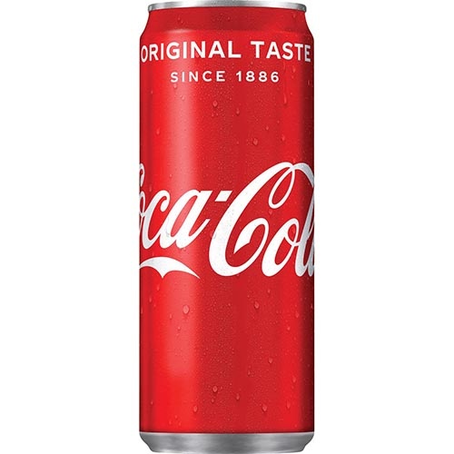 Coca Cola Company Coca-Cola frisdrank, sleek blik van 33 cl, pak van 24 stuks