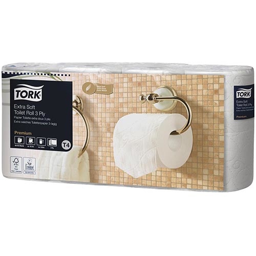 Tork Tork Toiletpapier Extra Soft 3-laags, Wit