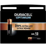 Duracell Duracell batterij Optimum AA, blister van 12 stuks