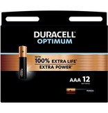 Duracell Duracell batterij Optimum AAA, blister van 12 stuks