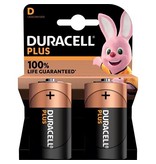 Duracell Duracell batterij Plus 100% D, blister van 2 stuks