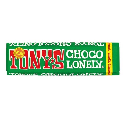 Tony's Chocolonely Tony's Chocolonely chocoladereep, 47g, hazelnoot