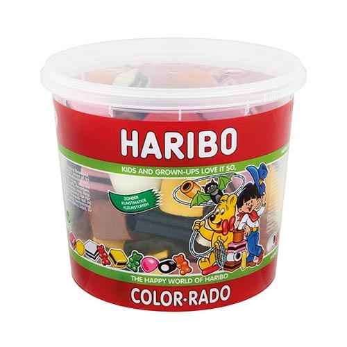 Haribo Haribo snoepgoed, emmer van 650 g, Color-Rado