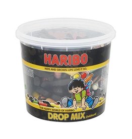 Haribo Haribo snoepgoed, emmer van 650 g, dropmix gekleurd