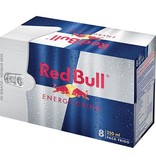 Red Bull Red Bull energiedrank, blik van 25 cl, pak van 8 st.