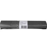 Merkloos Vuilniszak 25 micron, ft 60 x 90 cm, 70 liter, grijs, rol van 20 stuks