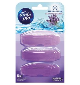 Ambi Pur Ambi pur Fresh en Shine vulling toiletblokje, 3 x 165 ml