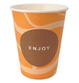 Q-CONNECT Drinkbeker Enjoy, uit karton, 150 ml, diameter 70,3 mm, pak van 100 stuks