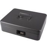 Pavo Pavo geldkoffer 12 inch met 3-dlig cijferslot, donkergrijs
