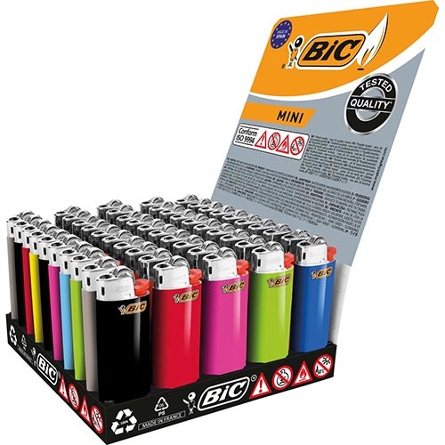 Bic BIC J25 Mini aansteker standaard tray x50