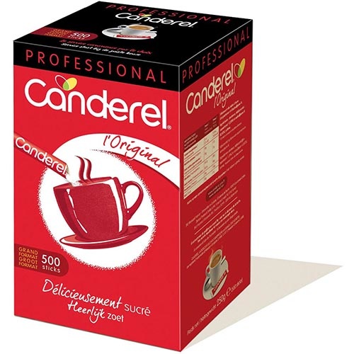 Canderel Canderel suikersticks, 0,5 g, doos van 500 stuks