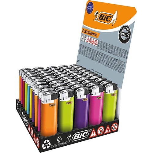 Bic BIC J38 ELectronic aansteker standaard tray x50