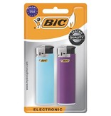 Bic BIC Maxi elektronische aansteker, geassorteerde kleuren, blister van 2 stuks