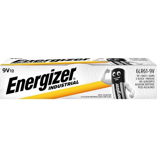 Energizer Energizer Industrial alkaline batterij 9V/6LR61/522 12 st.