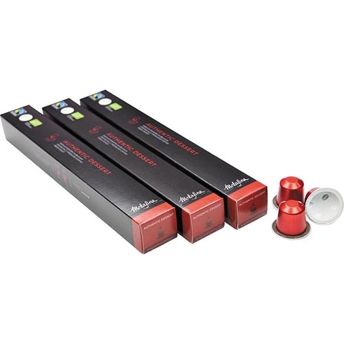 Mokafina Mokafina aluminium koffiecapsules, authentic dessert, 10 stuks