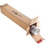 Colompac rechthoekige verzendkoker, ft 705 x 108 x 108 mm, bruin