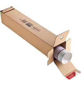 Colompac rechthoekige verzendkoker, ft 705 x 108 x 108 mm, bruin