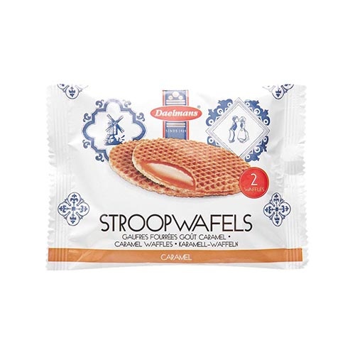 Daelmans Daelmans stroopwafels, per 2 verpakt, 2 x 39 g [36st]