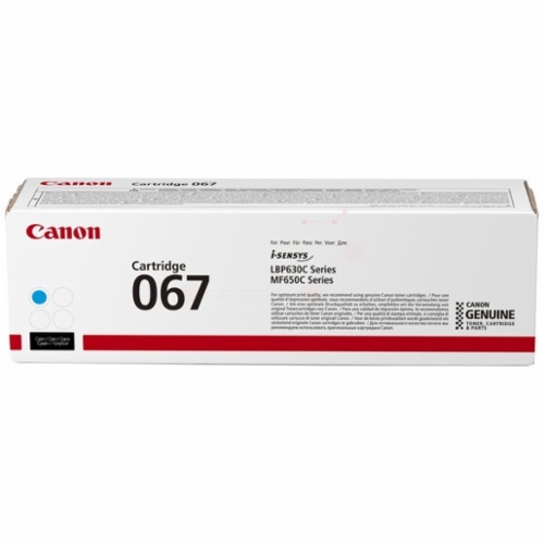 Canon Canon 067 (5101C002) toner cyan 1250 pages (original)