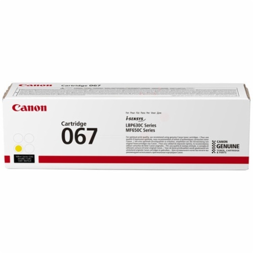 Canon Canon 067 (5099C002) toner yellow 1250 pages (original)