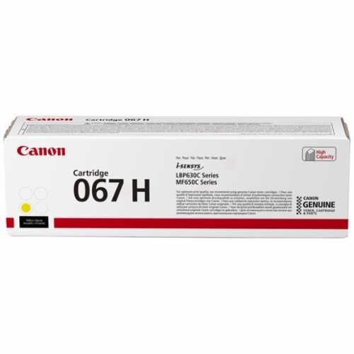 Canon Canon 067H (5103C002) toner yellow 2350 pages (original)