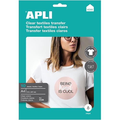 Apli Apli T-shirt Transfer Paper voor licht of wit textiel