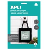 Apli Apli T-shirt Transfer Paper voor donker of zwart textiel, pak met 5 vellen