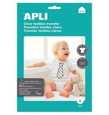 Apli Apli T-shirt Transfer Paper voor licht of wit textiel, pak met 3 vellen